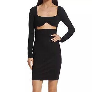 susana monaco Cut-out Underwire Minidress NWT